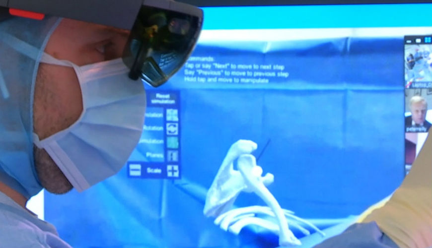 Première mondiale en direct : une opération chirurgicale en réalité augmentée