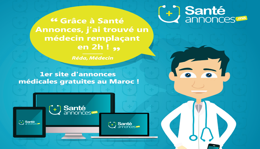 Lancement de la 1ère plateforme d'annonces médicales gratuites au Maroc