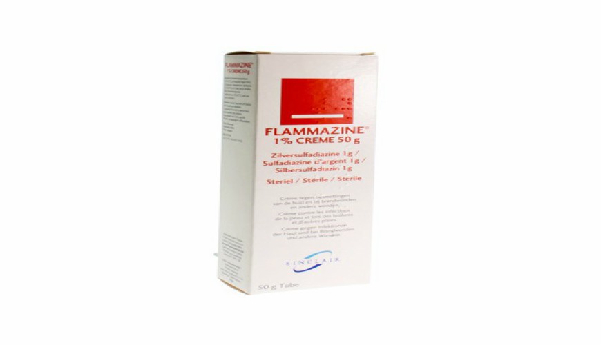 Flammazine : attention, uniquement pour les brûlures à partir de 2 mois