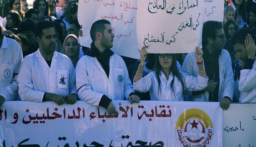Les médecins du secteur public en marche nationale le 25 mai